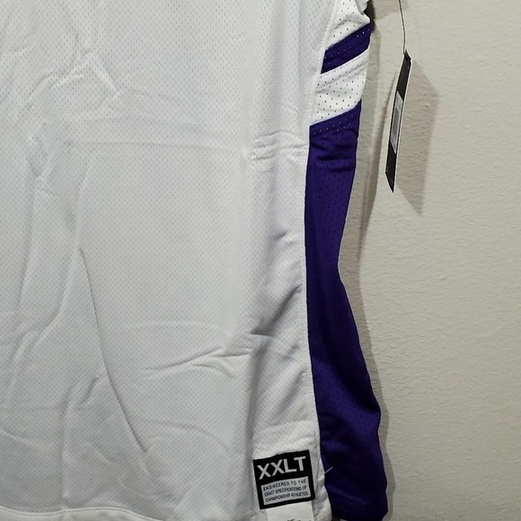 New white purple basketball jersey plus XXL-TALL - Picture 6 of 14